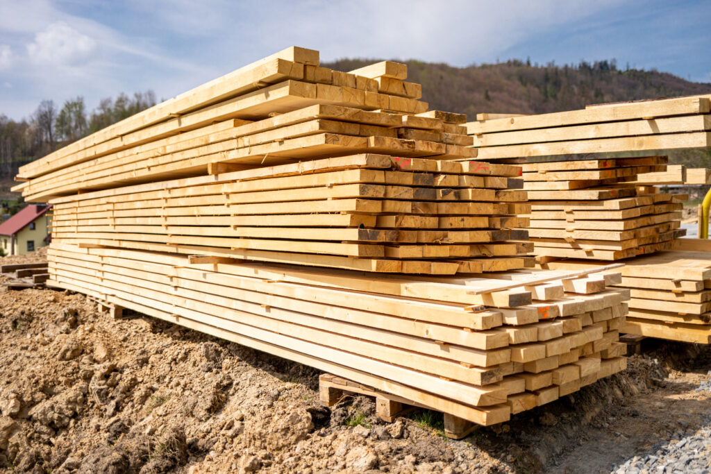 stack of lumber